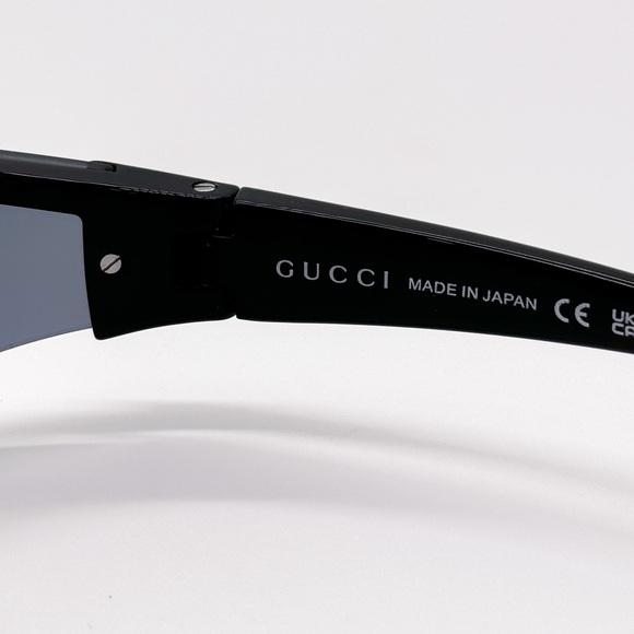 NEW GUCCI GG1651S 004 MASK BLACK SILVER UNISEX SUNGLASSES GUCCI - Picture 7 of 10